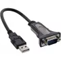 USB 2.0 to Serial Adapter Cable InLine 33306I 0.25m Black