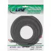 InLine Patch Cable S/FTP PiMF Cat.6 250MHz copper halogen free black 15m