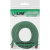 InLine Patch Cable S/FTP PiMF Cat.6 250MHz copper halogen free green 15m
