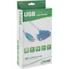 USB Printer Cable InLine 33397I 1.8m Type A male to DB25 female