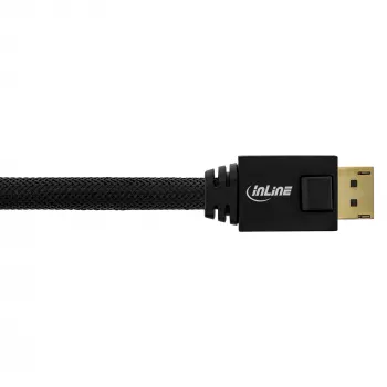 InLine DisplayPort active cable, black, gold-plated contacts, 20m