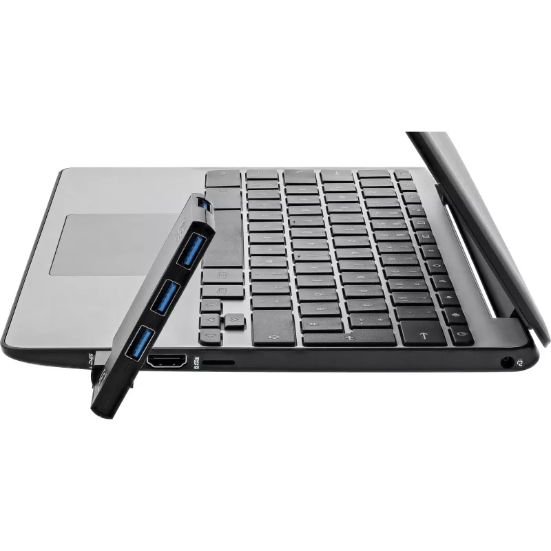 InLine USB 3.0 Rotatable Hub, 4 Port, black