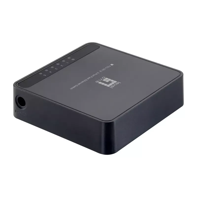 Network Switch LevelOne FEU-0512 Fast Ethernet 10/100 Black