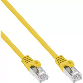 InLine Patch Cable SF/UTP Cat.5e yellow 10m
