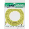 InLine Patch Cable SF/UTP Cat.5e yellow 10m