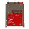 StarTech.com mSATA SSD to 2.5in SATA Adapter Converter, SATA, mSATA, Black, Red, Silver, CE, FCC, 6 Gbit/s, -40 - 85 °C