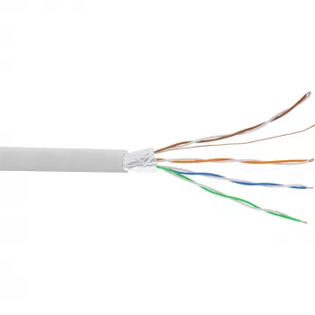 InLine Telephone Cable 8 wire solid installation 4x2x06mm shielded 25m