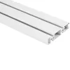 InLine Aluminum Slatwall Panel for wall mounting, white, 1.2m
