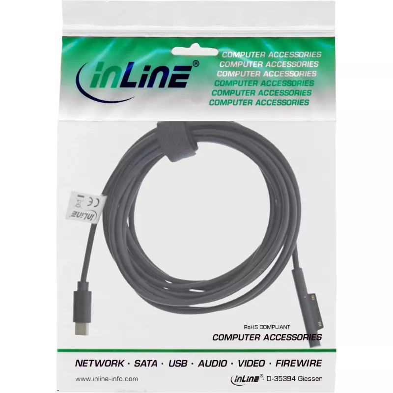 USB-C to Surface charging cable InLine 26670B 3m