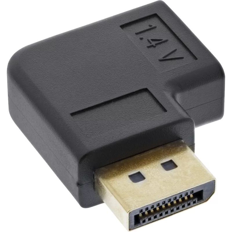 InLine DisplayPort Adaptor DisplayPort male female left angled 17199L