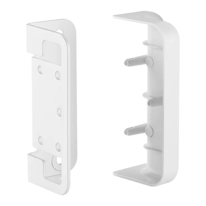 InLine Slatwall mounting bracket for wall bracket Panel, white, 2pcs. pair