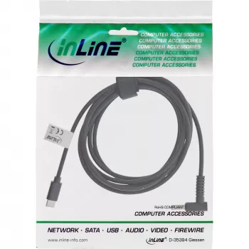 InLine USB-C to HP Notebook (round/small) charging cable, 2m