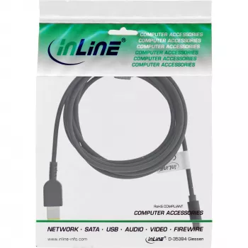 InLine USB-C to Lenovo Notebook (rectangular) charging cable, 2m