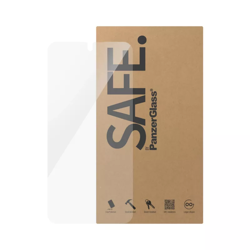 Tempered Glass Screen Protector PanzerGlass SAFE for Samsung Galaxy A55 5G — Ultra-Wide Fit, Scratch & Shock Resistant, 50 pcs