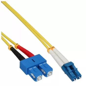 Fiber Optical Duplex Cable LC/SC 9/125µm OS2 3m InLine 88656N