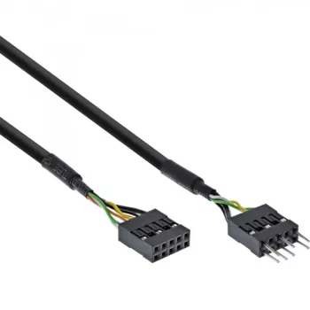 InLine HD Audio cable, internal, for HD audio and AC97, 0.4m