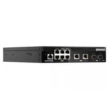 QNAP QSW-M2106R-2S2T network switch Managed L2 10G Ethernet (100/1000/10000) 1U Black