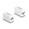 Network Cable DeLOCK Adapter RJ45 jack to RJ45 jack Cat.6 UTP 1m White