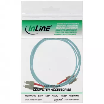 InLine Fiber Optical Duplex Cable SC/SC 50/125µm OM3 30m