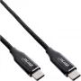 InLine Magnetic USB-C cable, USB-C male/male, 100W, black, 2m