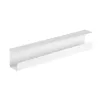 InLine under-table cable management system 23190W — steel, white, 114×600×76 mm
