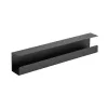 Cable management system under-table InLine 23190B, steel, black, 114×600×76 mm