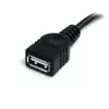 StarTech.com 10 ft Black USB 2.0 Extension Cable A to A - M/F