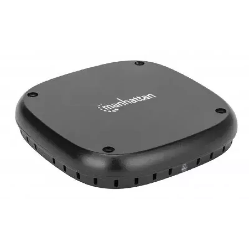 Wireless Charging Pad Manhattan 10W Under-Desk Black 1.2m Cable