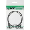 InLine USB Type A male / Mini-USB male 5 Pin down angled 90° black 2m