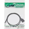 InLine Patch cable built-in extension, S/FTP (PiMf), Cat.6A, LSZH, copper, 3m