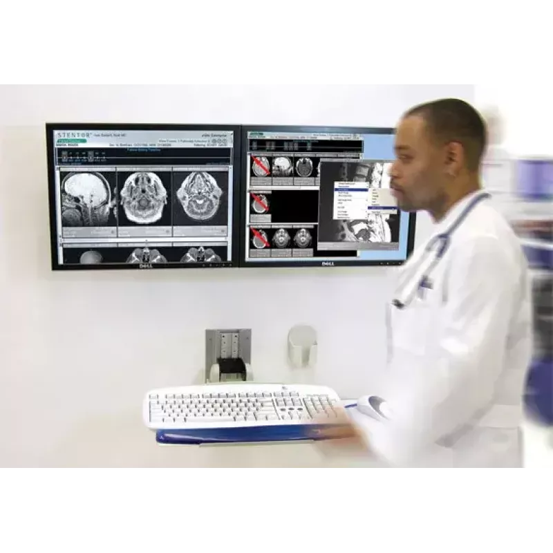 Wall Mount Ergotron Neo-Flex Dual Monitor 61 cm (24 inch) Silver