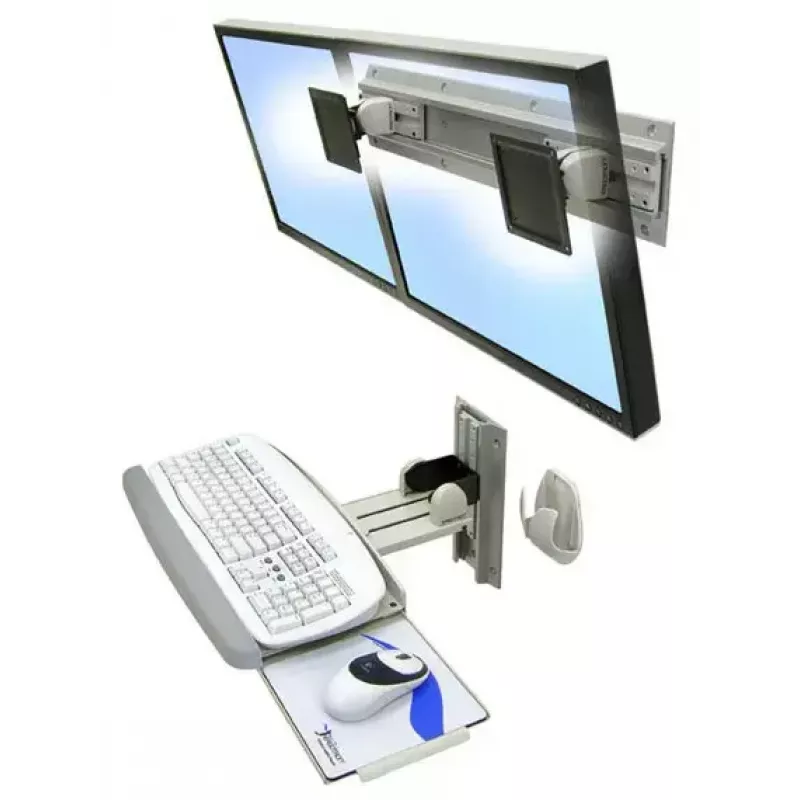 Wall Mount Ergotron Neo-Flex Dual Monitor 61 cm (24 inch) Silver