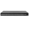 Intellinet 48-Port Gigabit Ethernet PoE+ Layer 2+ Managed Switch with Six 10G SFP+ Uplinks IEEE 802.3at/af (PoE+/PoE) Compliant, 450 W PoE Power Budget, Layer 2+/Layer 3 Lite, 6 x 10G SFP+ Open