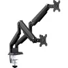 InLine desk mount w/ lift and USB/Audio, 2 monitors up to 81cm (32 inch),black