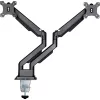 InLine desk mount w/ lift and USB/Audio, 2 monitors up to 81cm (32 inch),black