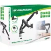 InLine desk mount w/ lift and USB/Audio, 2 monitors up to 81cm (32 inch),black