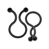Twist Ties InLine 26–30 mm black, 10 pcs — cable/cord organiser, 30 mm length