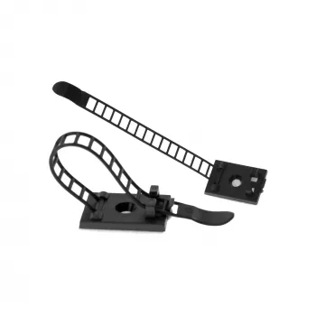 Adjustable Cable Clamp InLine 85 mm, black, 10 pcs