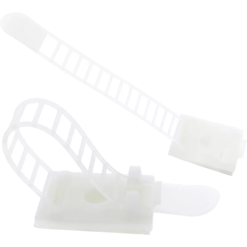 InLine Ajustable Cable Clamp 94mm nature 10pcs