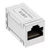 InLine Cat.6 adaptor, fully shielded, metal, 2x RJ45 F/F, 1:1