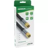 InLine Premium SAT cable, 4x shielded, 2x F-male, >110dB, black, 3m