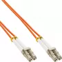 Fiber Optical Duplex Cable LC/LC InLine 88541 50/125µm OM2 1m