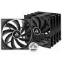 ARCTIC F12 PWM PST - 120 mm PWM Case Fan, Fan, 12 cm, 230 RPM, 1350 RPM, 0.3 sone, 90.1 m³/h