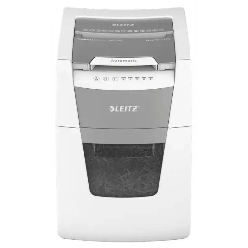 Leitz IQ Autofeed Small Office 100 Automatic Paper Shredder P5