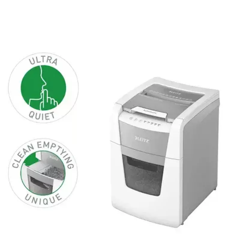 Leitz IQ Autofeed Small Office 100 Automatic Paper Shredder P5