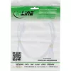 InLine USB 2.0 Cable Type A male / B male, gold plated, w/ferrite, white, 3m