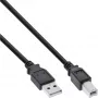 USB 2.0 Cable Type A male / B male black 7m InLine 34557X