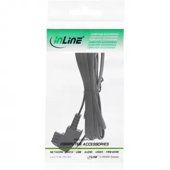 InLine ADSL Splitter Cable TAE-F German / 6P2C DEC male 2m