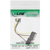 InLine Power adaptor cable, 2x SATA male / 8pin PCI-Express male, 0.15m