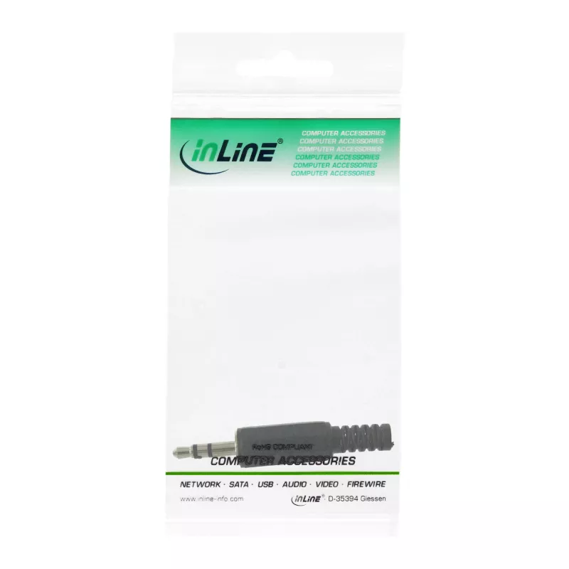 3.5mm audio stereo plug InLine 99100 soldering version